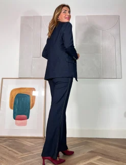Blazer jeans botones