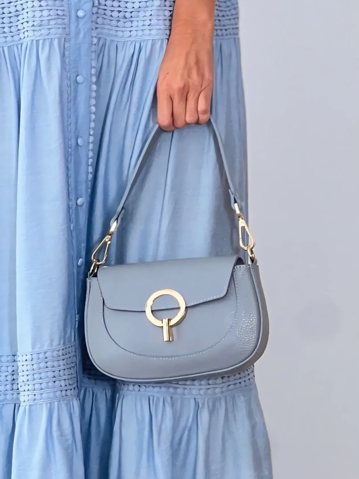 Bolso Alessandra celeste
