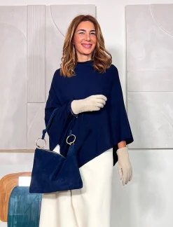 Bolso aros ideal marino