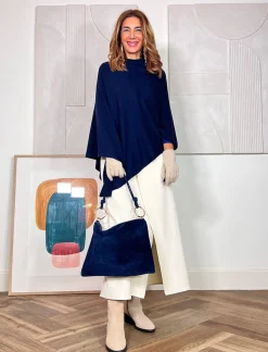 Bolso aros ideal marino