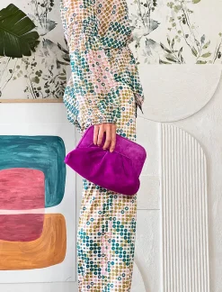 Bolso fruncido ideal buganvilla