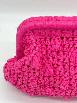 Bolso natural chic fucsia