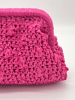 Bolso natural chic fucsia