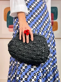 Bolso natural chic negro