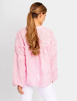 Camisa artesana increíble rosa