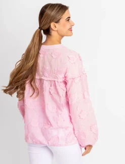Camisa artesana increíble rosa