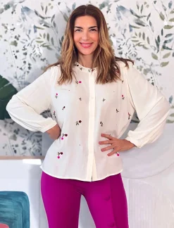 Camisa Bordada Nora
