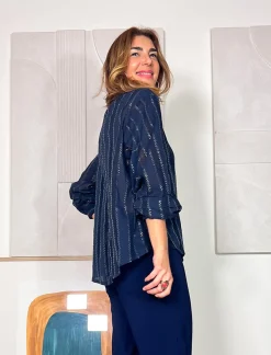 Camisa Roberta boho marino