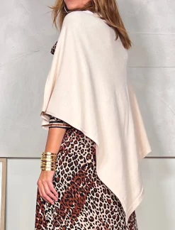 Capa chic deliciosa beige