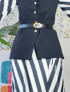 chaleco bonito negro