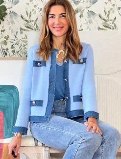 Chaqueta denim blue
