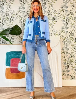 Chaqueta denim blue