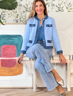 Chaqueta denim blue