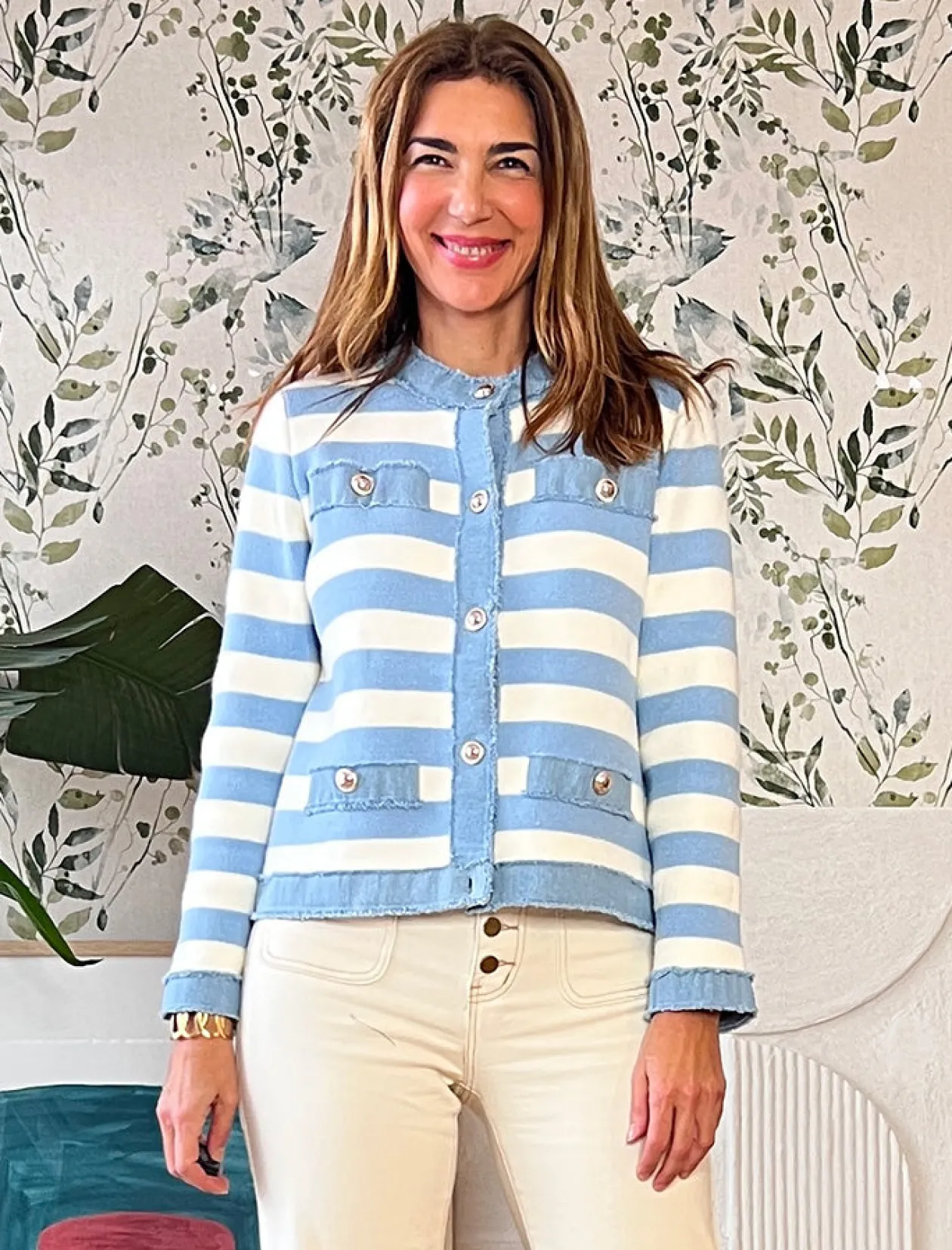 Chaqueta denim lines