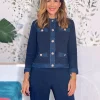Chaqueta denim punto