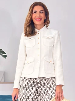 Chaqueta fondo de armario blanca