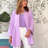 Chaqueta Kimono Muy Chic Lila