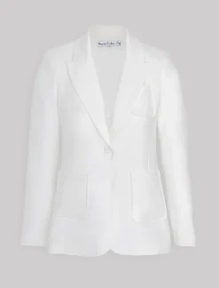 Chaqueta Slim chic blanca