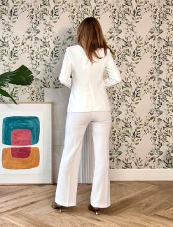 Chaqueta Slim chic blanca