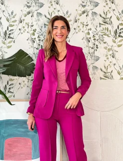 Chaqueta Slim chic buganvilla