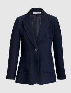 Chaqueta slim chic marino