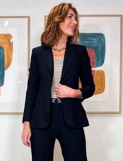 Chaqueta Slim chic negra