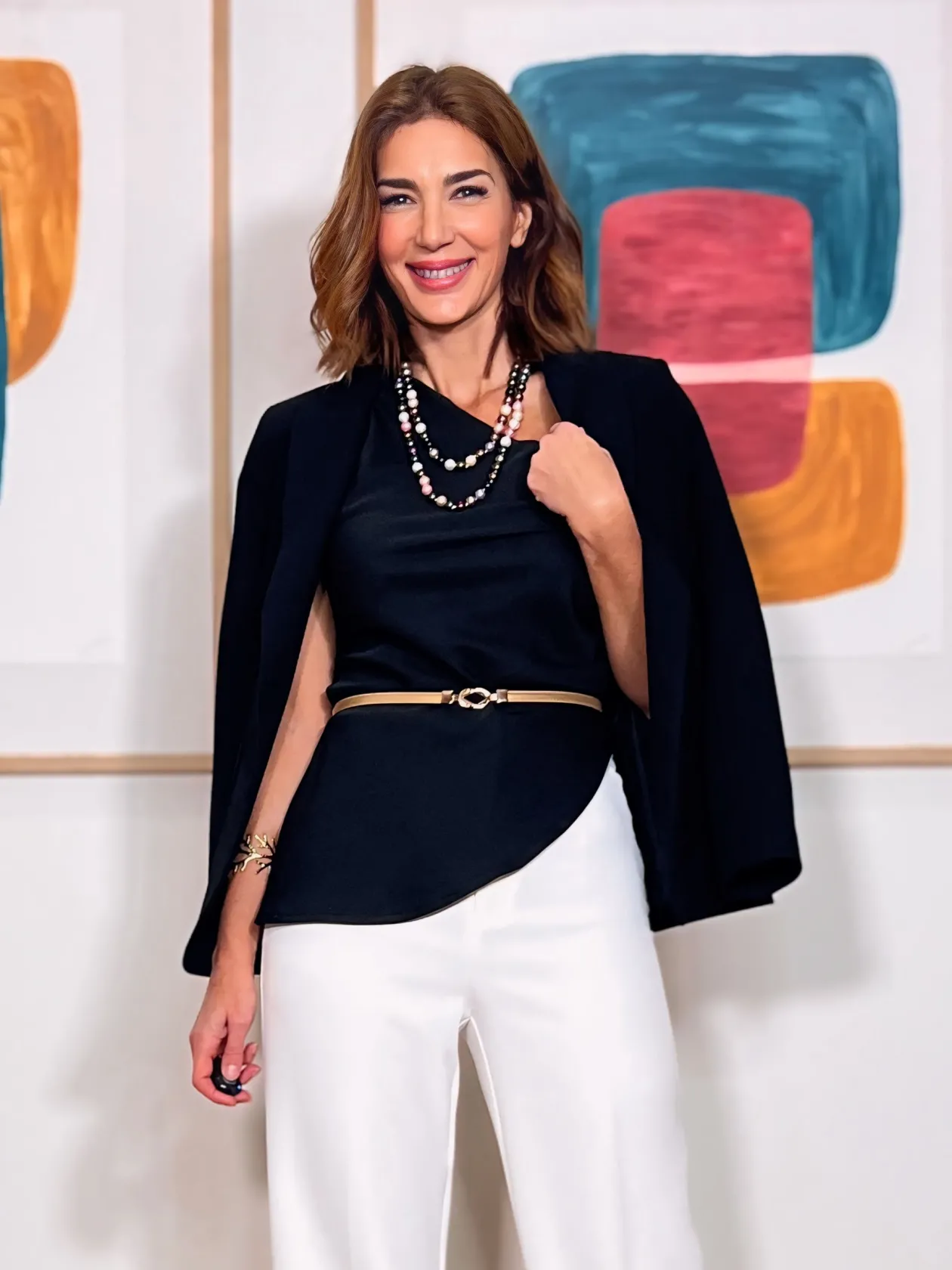 Chaqueta Slim chic negra