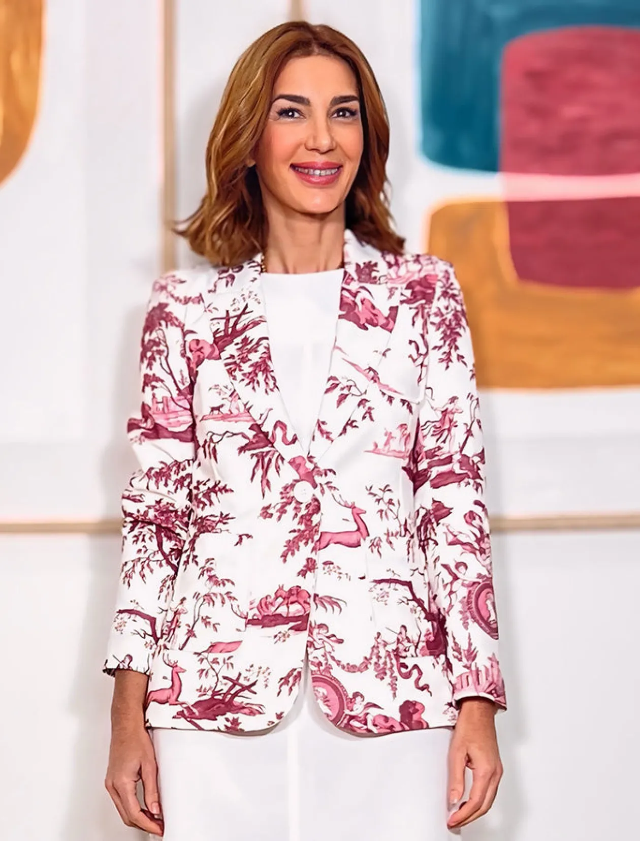 Chaqueta Slim toile de jouy