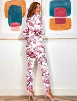 Chaqueta Slim toile de jouy