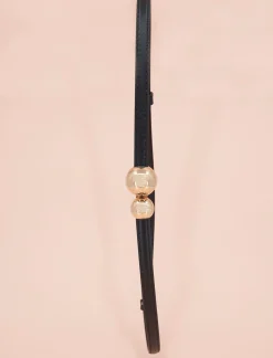 CINTURON FINO SILVERIO NEGRO