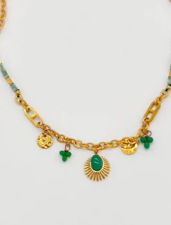 COLLAR BOHO VERDE