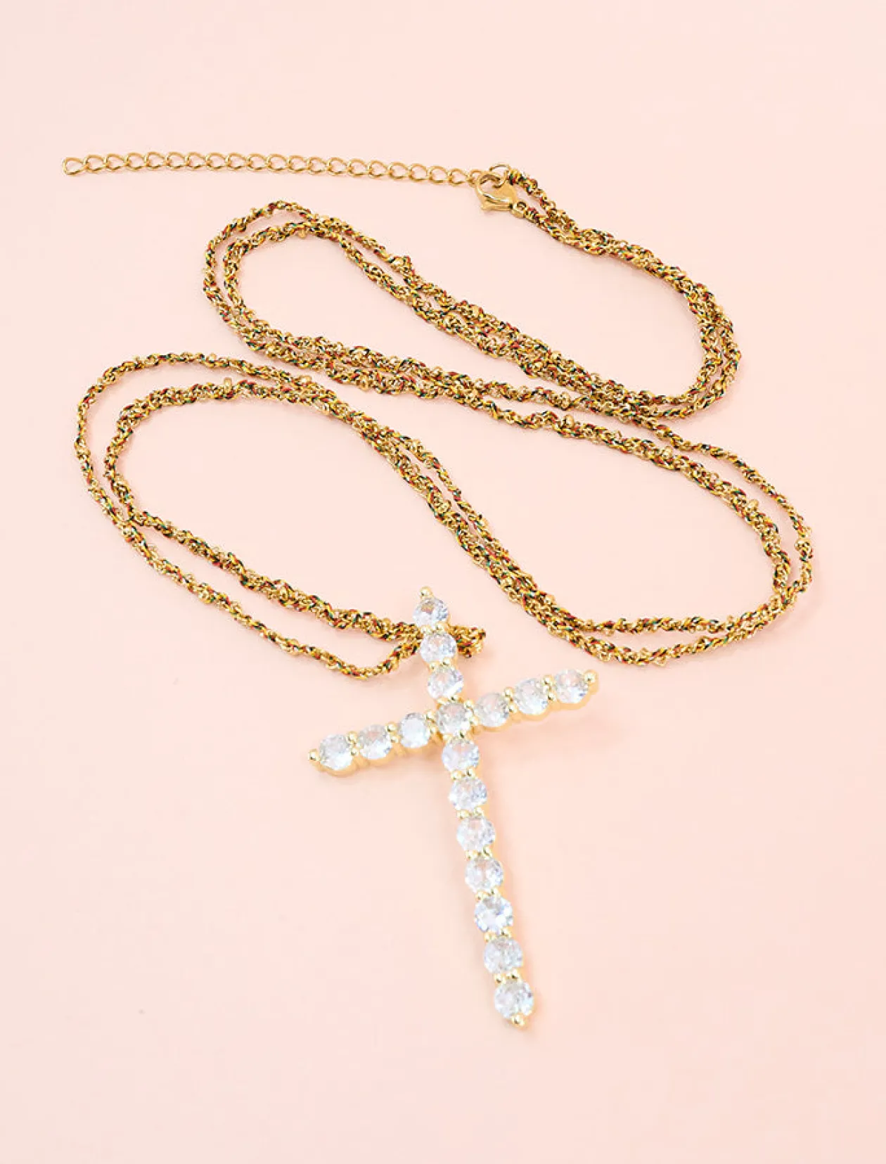 Collar cruz amor
