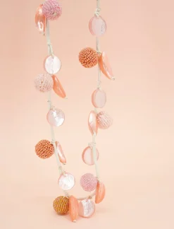 COLLAR EMERALD ROSADO