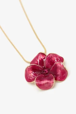 Collar flor fresa