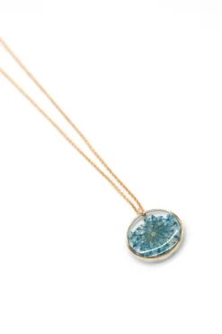 Collar mini chic azul