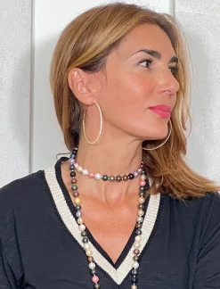 Collar pearls arcoiris