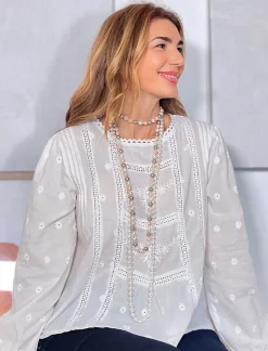 COLLAR PEARLS BLANCAS