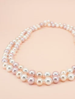 COLLAR PEARLS ROSADAS