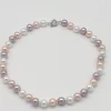 COLLAR PERLAS ROSADAS
