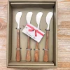 CUCHILLOS MANTEQUILLA MADERA (Set de 4)