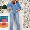 Jeans más bolsillos claro