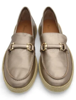 Mocasin soft metalizado