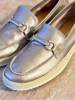 Mocasin soft metalizado