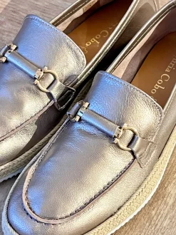 Mocasin soft metalizado