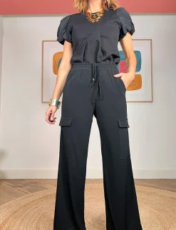Pantalón cargo perfecto negro