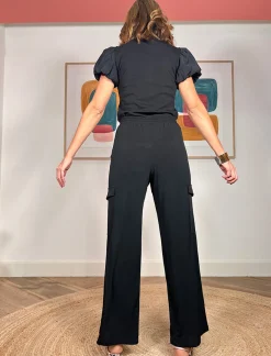 Pantalón cargo perfecto negro