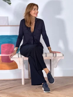 Pantalón Soft Favorecedor Marino – Comodidad y Estilo
