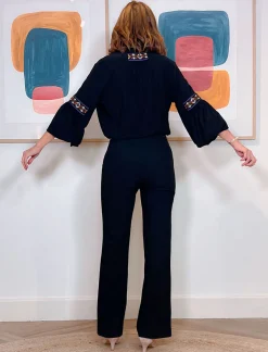 PANTALON IDEAL DE BOLSILLOS NEGRO
