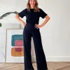 Pantalon soft favorecedor negro