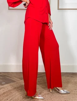 PANTALON SOFT FAVORECEDOR ROJO